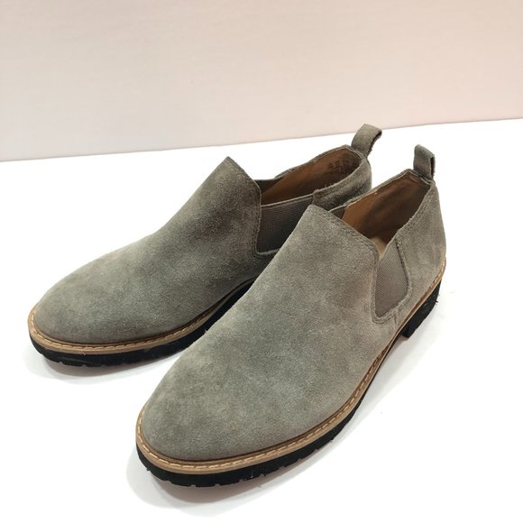 Franco Sarto Cole Gray Suede loafers Womans size 7.5M - Picture 3 of 10